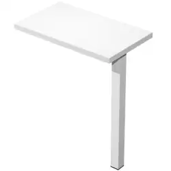 (@68001+3-AFAA0695-AN) ARTEXPORT ALA LATERAL MESA 60X35 TABLERO 22MM BLANCO