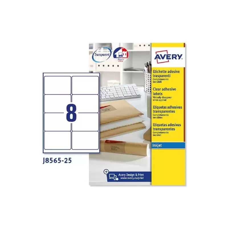(J8565-25) AVERY ETIQUETAS ADHESIVAS PARA SOBRES 99
