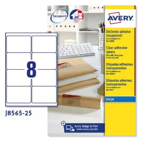 (J8565-25) AVERY ETIQUETAS ADHESIVAS PARA SOBRES 99