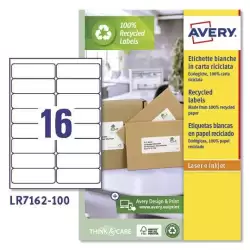 (LR7162-100) AVERY ETIQUETAS ADHESIVAS PARA ENVÍOS 99
