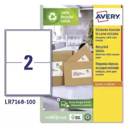 (LR7168-100) AVERY ETIQUETAS ADHESIVAS PARA ENVÍOS 199