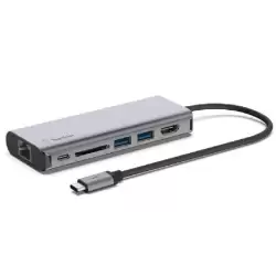 (AVC008BTSGY) BELKIN ADAPTADOR USB-C 5 EN 1 ETHERNET