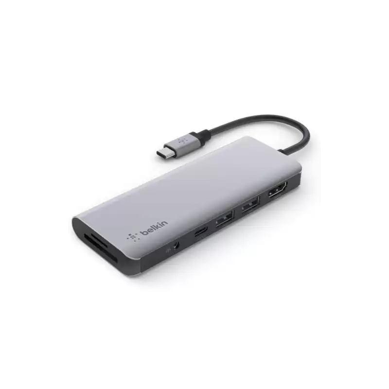 (AVC009BTSGY) BELKIN ADAPTADOR USB-C 7 EN 1