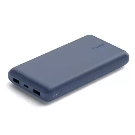 (BPB012BTBL) BELKIN CARGADOR POWER BANK 20K MAH 2USB-A 1 USB-C AZUL