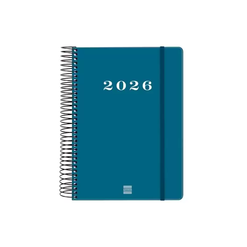 (743521026) FINOCAM AGENDA ESPIRAL MY E10-155X212MM 1DP TAPA DURA AZUL 2026