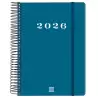 (743521026) FINOCAM AGENDA ESPIRAL MY E10-155X212MM 1DP TAPA DURA AZUL 2026