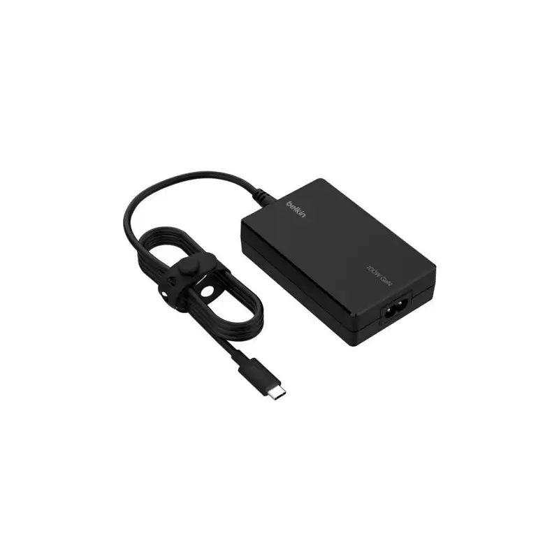 (INC016VFBK) BELKIN CARGADOR UNIVERSAL PARA PORTATIL GAN 100W CABLE USB-C 2.5 METROS NEGRO