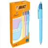 (517320) BIC BOLÍGRAFO 4 COLORES CUERPO PASTEL SURTIDOS CAJA 12 UD