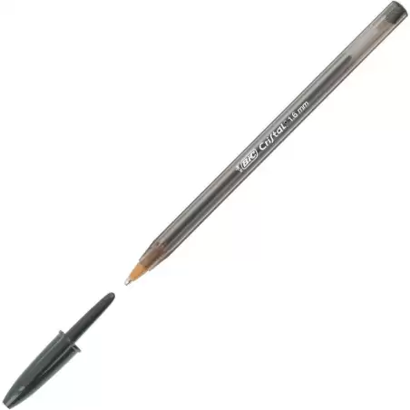 (880648) BIC BOLÍGRAFO CRISTAL LARGE NEGRO CAJA 50 UD