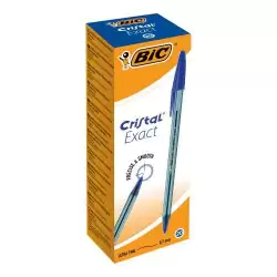 (992605) BIC BOLÍGRAFO CRISTAL EXACT ULTRA FINE AZUL CAJA 20 UD