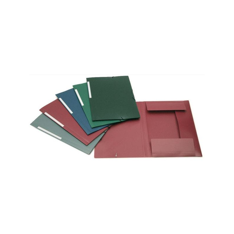 (4800020) GRAFOPLÁS CARPETA POLYGRAF 3 SOLAPAS Y CIERRE CON GOMA PP SEMI-RÍGIDO FOLIO VERDE