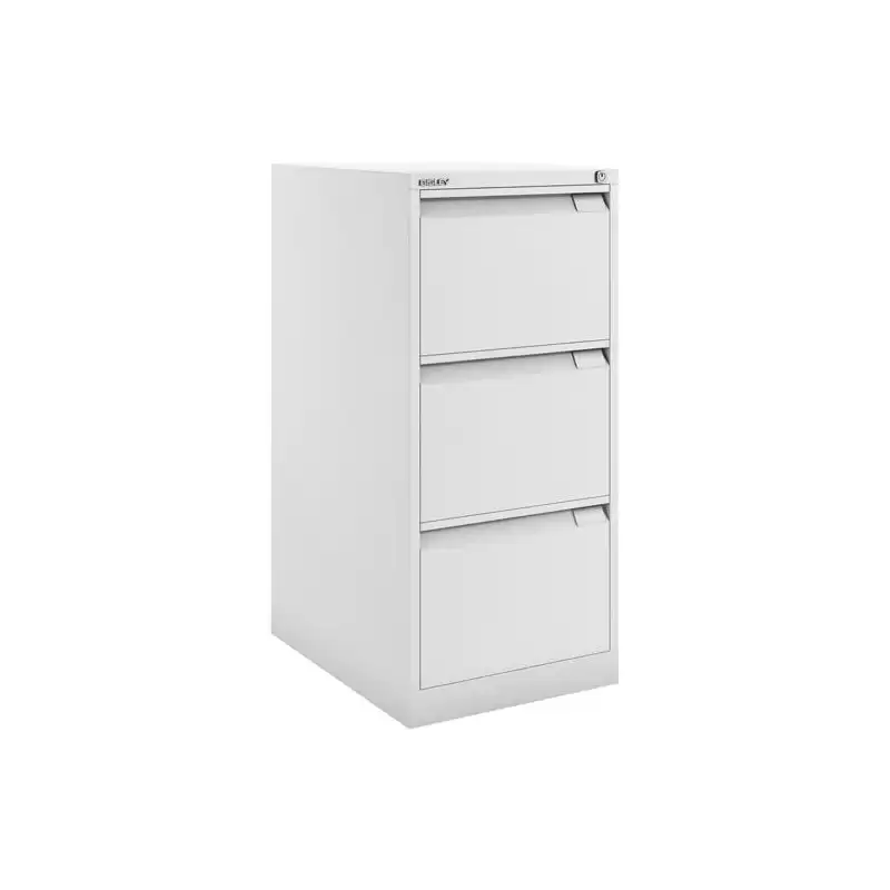(1633A-BA5) BISLEY ARCHIVADOR METÁLICO BS1633 PREMIUM 3 CAJONES FOLIO CARPETAS COLGANTES MULTIFORMATO FONDO 62CM BLANCO