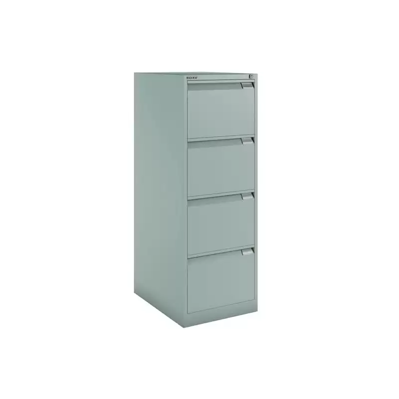 (1643A-AV7) BISLEY ARCHIVADOR METÁLICO BS1643 PREMIUM 4 CAJONES FOLIO CARPETAS COLGANTES MULTIFORMATO FONDO 62CM GRIS
