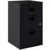 (PFA3-AV1) BISLEY ARCHIVADOR METALICO 2 CAJONES PERSONALES + 1 CAJÓN ARCHIVO A4 FONDO 40CM ANTRACITA
