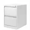 (PSF2-BA5) BISLEY ARCHIVADOR METALICO 2 CAJONES ARCHIVO CARPETAS COLGANTES A4/FOLIO+ FONDO 62CM BLANCO