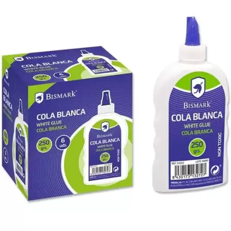 (313272) BISMARK COLA BLANCA BOTELLA 250GR