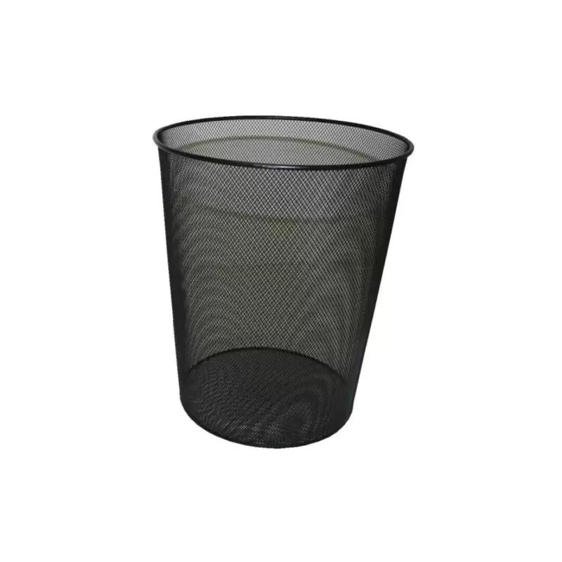 (317273) BISMARK PAPELERA DE REJILLA ALTA CAPACIDAD 18 LITROS 340X240 MM NEGRO
