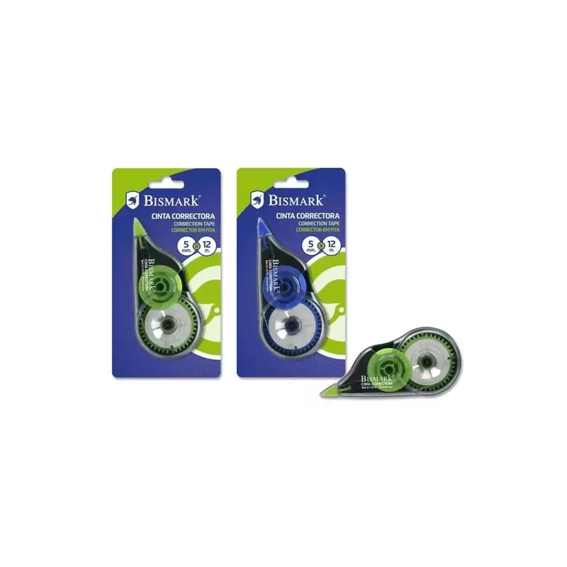 (317276) BISMARK CINTA CORRECTORA 5MMX12M BLISTER
