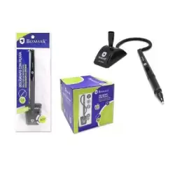 (324110) BISMARK BOLIGRAFO CON PEANA GIRO 360 GRADOS COLORES SURTIDOS BLÍSTER 1 UNIDAD