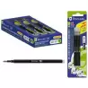 (327533) BISMARK RECAMBIO BOLÍGRAFO DE TINTA BORRABLE BLÍSTER DE 3 NEGRO