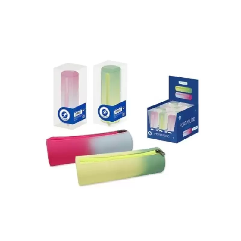 (329488) BISMARK KIT PORTATODO REDONDO SILICONA RAINBOW