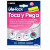 (1694) BOSTIK ADHESIVO TRANSFERIBLE BLU TACK TOCA Y PEGA 4 LÁMINAS