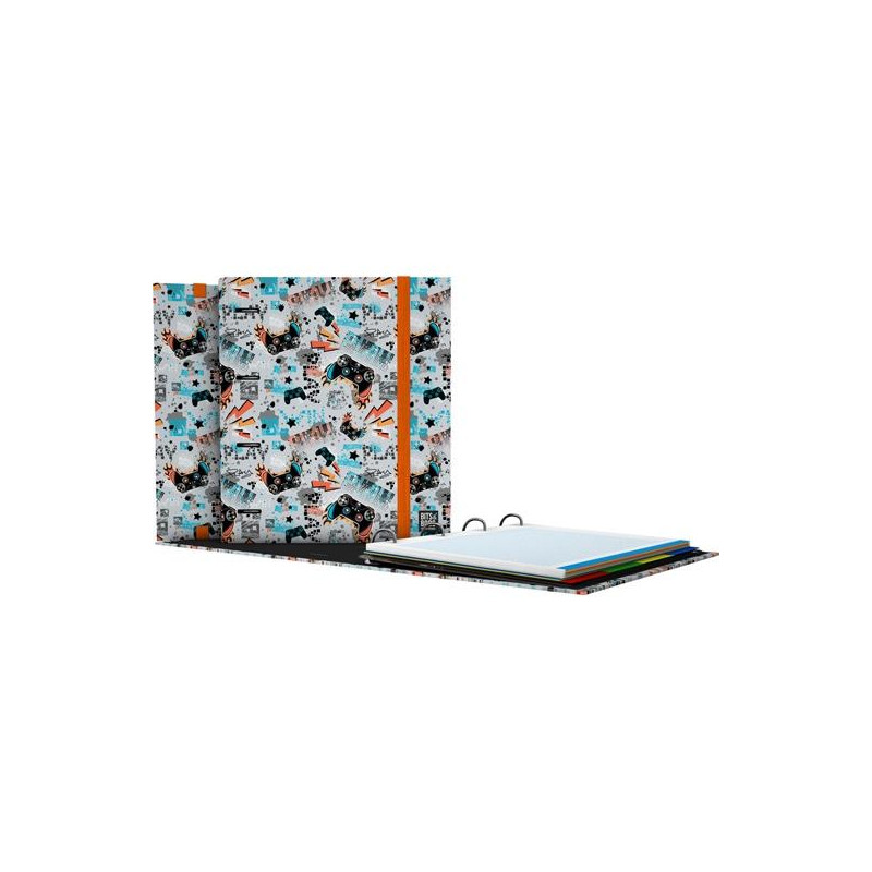 (88102676) GRAFOPLÁS CARPEBOOK ANILLAS 4D35MM RECAMBIO 100H 5X5 PL3.FORRADO DIN-A4 PLAY