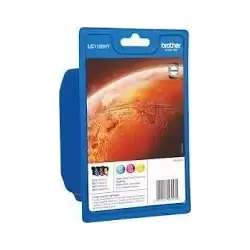 (LC1100HYVALBP) BROTHER TINTA BK/C/M/Y MFC-6490CW - MFC-5890CN/5895CW/6490CW/6890CDW - PACK 4 COLORES - ALTA CAPACIDAD