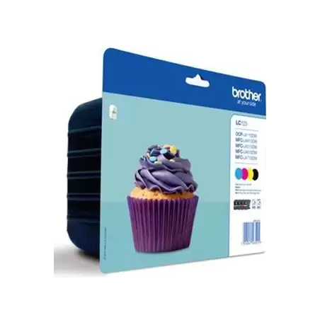 (LC123VALBP) BROTHER TINTA BK/C/M/Y MFC-J4410DW/J4510DW - PACK 4 COLORES