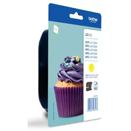 (LC123YBP) BROTHER TINTA AMARILLO MFC-J4410DW/J4510DW