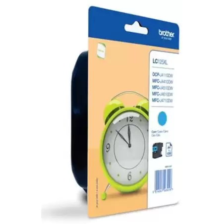 (LC125XLCBP) BROTHER TINTA CIAN MFC-J4410DW/J4510DW - BLISTER
