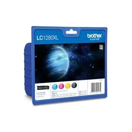 (LC1280XLVALBP) BROTHER TINTA BK/C/M/Y MFC-J6510DW/J6710DW/J6910DW - PACK 4 COLORES