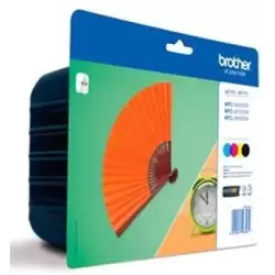 (LC129XLVALBP) BROTHER TINTA BK/C/M/Y MFC-J6520DW/J6720DW/J6920DW - PACK 4 COLORES