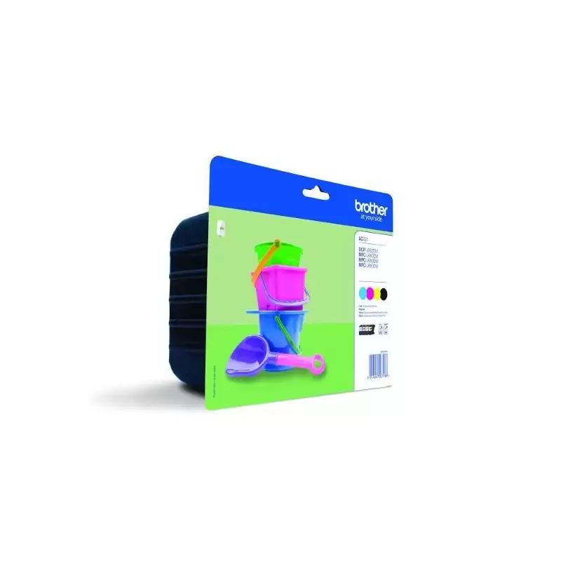 (LC221VALBP) BROTHER TINTA BK/C/M/Y DCP-J562DW - MFC-J480DW/J880DW - PACK 4 COLORES