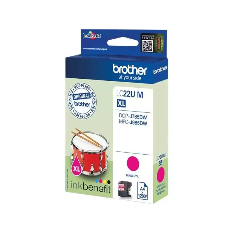 (LC22UMBP) BROTHER TINTA MAGENTA DCP-J785DW