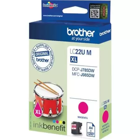 (LC22UMBP) BROTHER TINTA MAGENTA DCP-J785DW