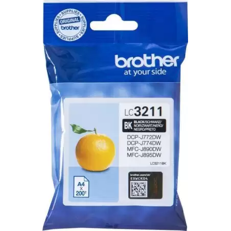 (LC3211BK) BROTHER TINTA NEGRO DCP-J572DW - MFC-J491DW/J497DW/J890DW/J895DW