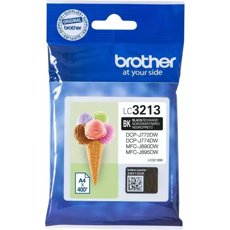 (LC3213BK) BROTHER TINTA NEGRO DCP-J572DW - MFC-J491DW/J497DW/J890DW/J895DW - ALTA CAPACIDAD