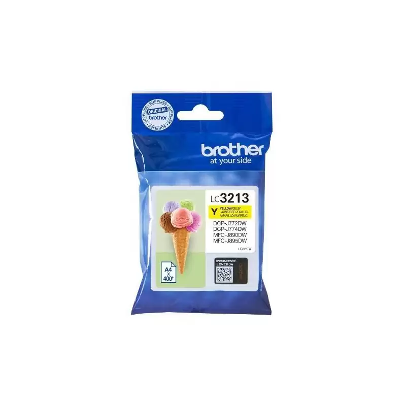 (LC3213Y) BROTHER TINTA AMARILLO DCP-J572DW - MFC-J491DW/J497DW/J890DW/J895DW - ALTA CAPACIDAD