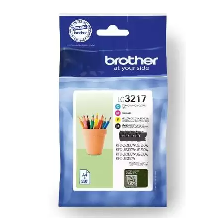 (LC3217VAL) BROTHER TINTA BK/C/M/Y MFC-J5330DW/J5730DW/J6530DW/J6930DW - PACK 4 COLORES