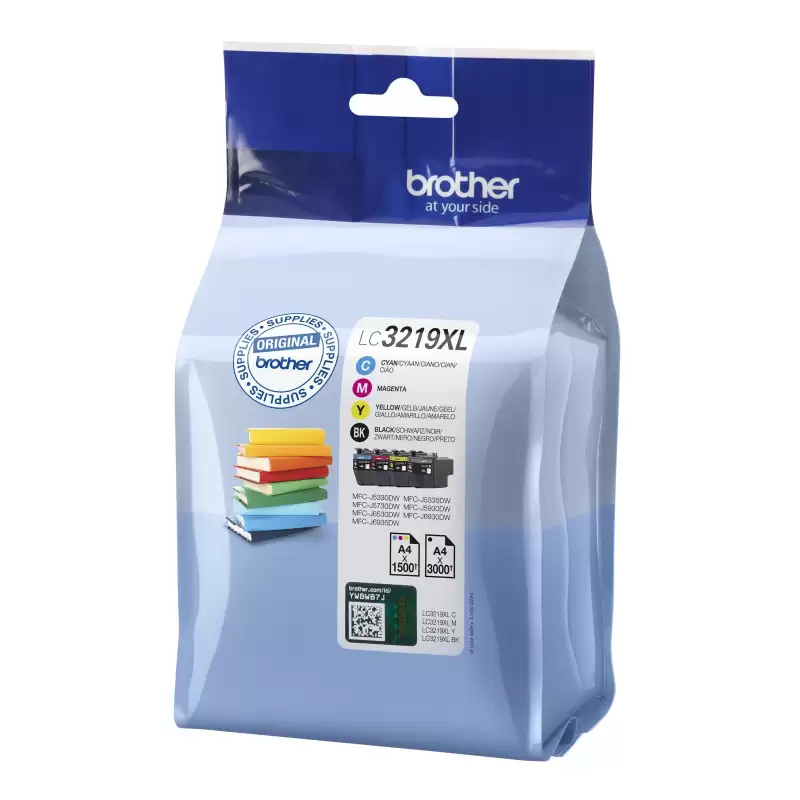 (LC3219XLVAL) BROTHER TINTA BK/C/M/Y MFC-J5930DW/J6935DW/J5330DW/J5730DW/J6530DW/J6930DW - PACK 4 COLORES