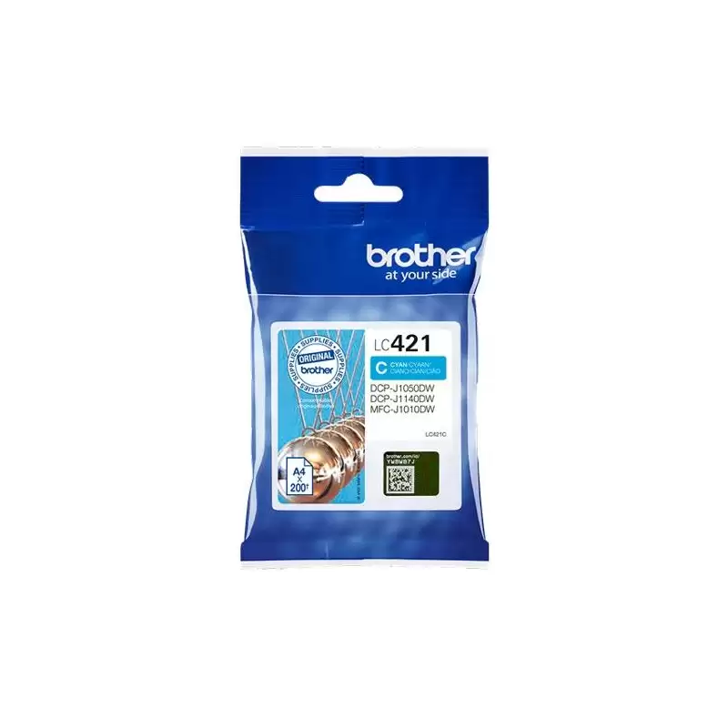 (LC421C) BROTHER TINTA CIAN DCP-J1050DW - MFC-J1010DW