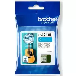 (LC421XLC) BROTHER TINTA CIAN  DCP-J1050DW - MFC-J1010DW
