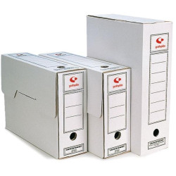 (70907703) GRAFOPLAS CAJA ARCHIVO DEFINITIVO FOLIO CARTÓN FSC BLANCO PACK 10 UD