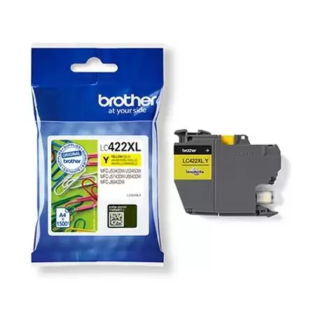 (LC422XLY) BROTHER TINTA AMARILLO MFC-J5340DW/J6540DW/J5740DW/J6940DW/J5340DWE/J6540DWE