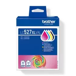 (LC527XLVAL) BROTHER TINTA BK/C/M/Y MFC-J4350DW/J4550DW - PACK 4 COLORES