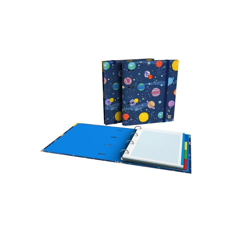 (88102697) GRAFOPLÁS CARPETA ANILLAS 4X35MM CARPEBOOK CARTÓN FORRADO A4 C/RECAMBIO 100H 5X5 FSC BITS&BOBS 24 SPACE