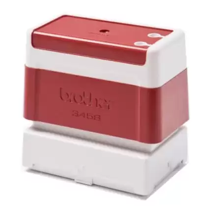 (PR3458R6P) BROTHER MONTURA DE SELLO ROJO DE 34MMX58MM (UNIDAD)