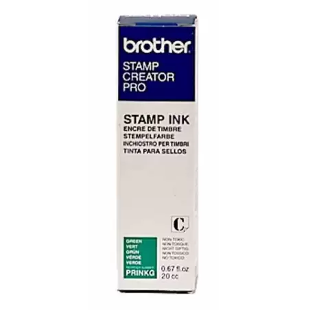 (PRINKG) BROTHER TINTA PARA REENTINTADO VERDE 20CC (UNIDAD)