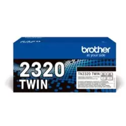 (TN2320TWIN) BROTHER TONER NEGRO HL-L2300D/L2340DW/L2360DN/L2365DW - DCP-L2500D/L2520DW - MFC-L2700DW/L2720DW/L2740DW - PACK 2
